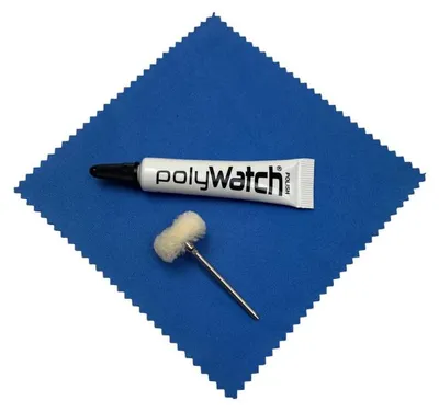 Zdjęcie produktu dla Zestaw do polerowania kryształów plastikowych PolyWatch z ściereczkami i