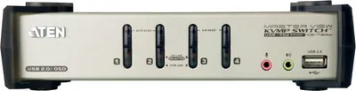 Zdjęcie produktu dla ATEN CS1734B-AT-G, 2048 x 1536 px, QXGA, 1,02 W, Czarny, Metaliczny