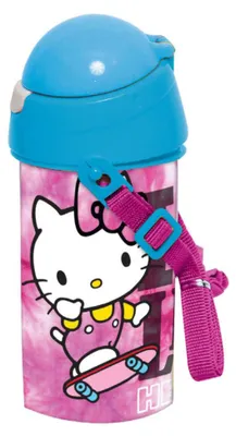 Image de Hello Kitty Skateboard Trinkflasche, Sportflasche 500 ml