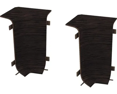 Produktbild von Prinz Innenecken für Klemm-Sockelleiste mit Kabelkanal Wenge 50 mm
