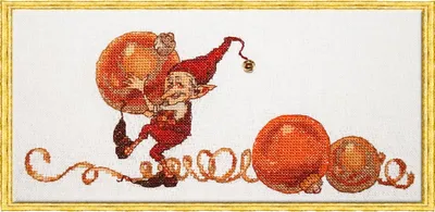 Image de Nimue Kreuzstich Set "1, 2, 3,,, Weihnachten!", Zählmuster, 150K, 24x10cm
