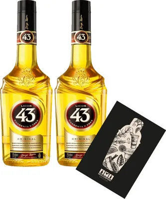 Produktbild von Licor 43 2er Set Cuarenta y Tres Likör 2x 0,7l (31% Vol) Liquor 43er- [Enthält Sulfite]