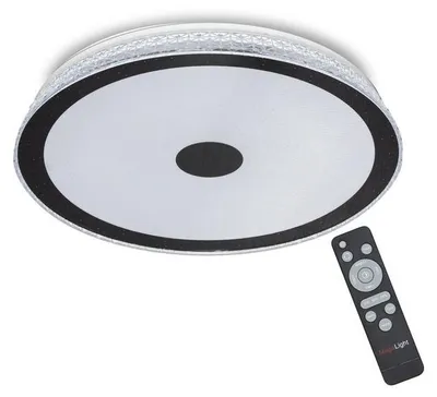 Produktbild von LED Deckenleuchte Ø50cm 40W 3400lm CCT 2700K-6000K Kristalleffekt Dimmbar Fernbedienung