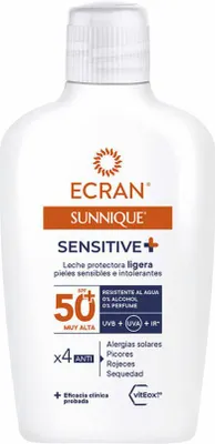 Produktbild von ECRAN SUNNIQUE SENSITIVE Milch SPF50+  200 ml