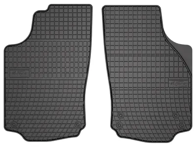 Produktbild von Gummi-Fußmatten für Opel Corsa C 2000-2006 (Schrägheck) – 4-tlg, Schwarz, passgenau – Wielganizator SolidPRO