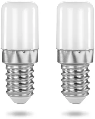 LED Kühlschranklampe E14 1,6W kaltweiß 150 lm 2er Set