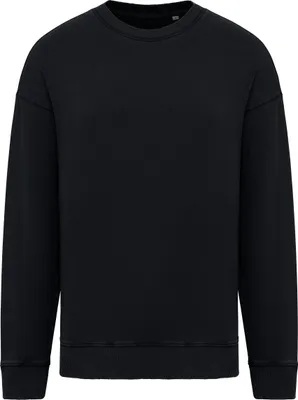 Produktbild von Native Spirit Ausgewaschenes umweltfreundliches Oversize Uni-Sweatshirt mit Rundhalsausschnitt