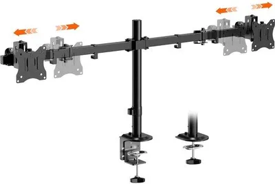 Productafbeelding van PUTORSEN Monitorhouder voor 2 monitoren voor 17-32 inch scherm, tot 9 kg