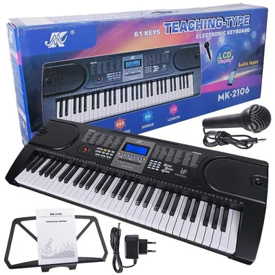 Produktbild von MK 2106 - keyboard with microphone for learning to play designed for children