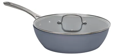 Sauteerpfanne 28 cm mit Deckel, antihaftbeschichtet, Aluminium