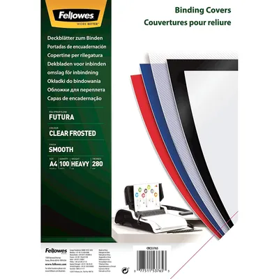 Zdjęcie produktu dla Fellowes 5376503, A4, Polipropylen (PP), Przezroczysty, 0,3 mm, 210 mm, 298 mm