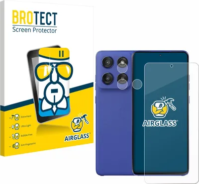 Produktbild von BROTECT Schutzglas für Motorola Edge 60 Stylus (Display+Kamera) Schutzfolie Panzer Folie Glas Display Schutz klar