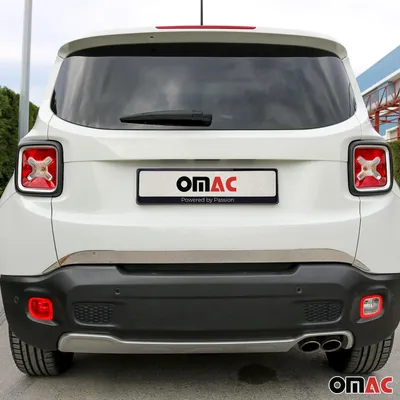 Immagine prodotto di Modanatura bagagliaio posteriore per Jeep Renegade 2014-2019 acciaio inox cromato 3 pz