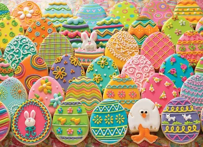 Produktbild von Cobble Hill Easter Eggs, 1000 Stück(e)