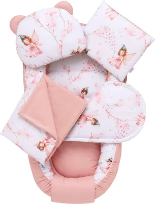 Produktbild von Little Fairy 5-teiliges Set Comfort Babynest