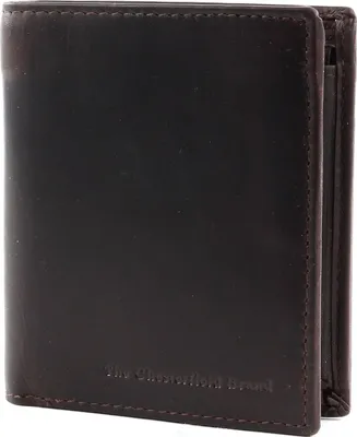 Image de The Chesterfield Brand Cuir porte-monnaie Anas Billfold Brown brun