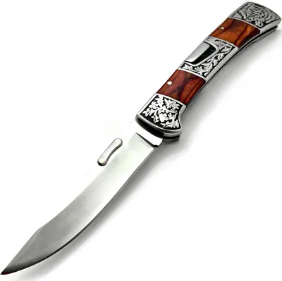 Obrázek produktu pro Outdoorový skládací nůž B3159 - Hnědá/Stříbrná KP39417