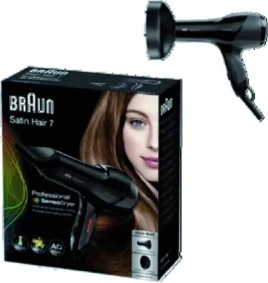 Productafbeelding van Braun HD-785, Zwart, Eénkleurig, Ophangoog, 2000 W