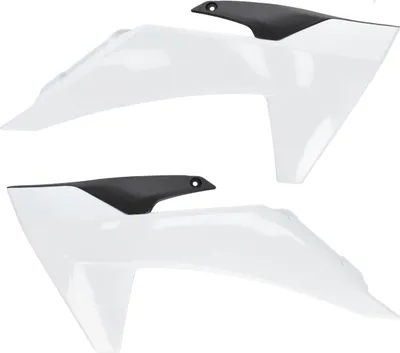 Productafbeelding van Witte/zwarte ACERBIS koelerspoiler voor KTM SX 65
