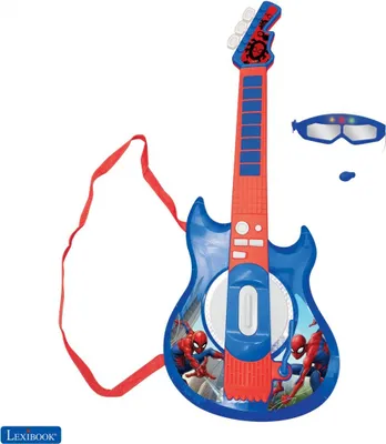Produktbild von Lexibook - Spider-Man - Elektronische Lichtgitarre (K260SP)