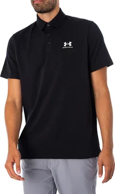 Produktbild von Under Armour Lockeres Poloshirt mit Symbol, Schwarz S