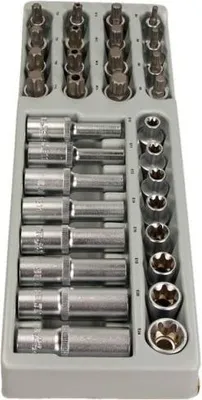 Zdjęcie produktu dla Zestaw Nasadek Torx, Spline 1/2 32 Cz, Moduł 1/3