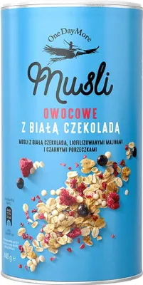 Produktbild von Früchtemüsli mit weißer Schokolade 400 g
