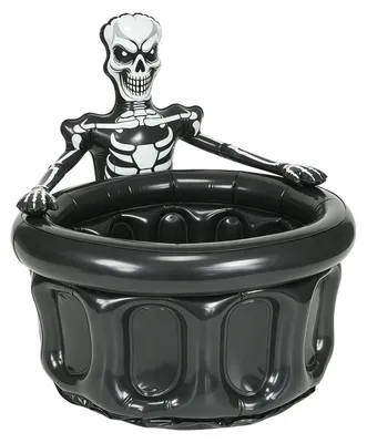 Produktbild von Aufblasbare Halloween-Kühler in Skelettform für Partys
