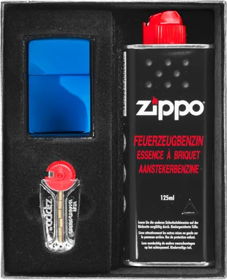 Zdjęcie produktu dla Zestaw Zippo Zapalniczka Saphire Prezentowy No1