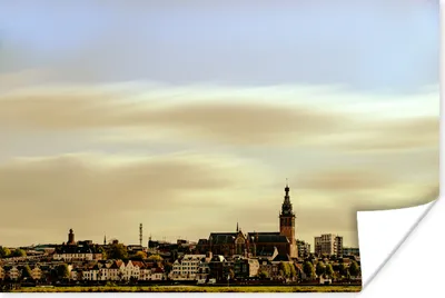 Produktbild von MuchoWow® Poster Skyline - Nijmegen - Niederlande 120x80 cm - Bilder
