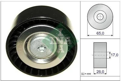 Produktbild von Ina Umlenk-/Führungsrolle, Keilrippenriemen  532 0571 10