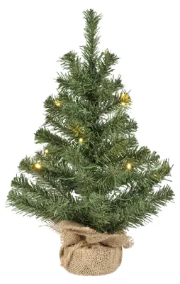Obrázok produktu pre Miniatúrny vianočný stromček s osvetlením, 45 cm, umelý, značka Kaemingk