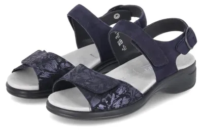 Produktbild von Semler Damen Sandalen Blau Rauleder Größe: 40