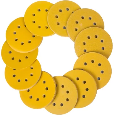 Produktbild von 110 Schleifscheiben mit einem Durchmesser von 125 mm, mit Körnungen von 60 bis 800