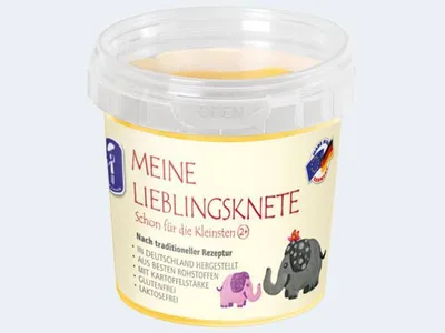 Produktbild von Meine Lieblingsknete 150g gelb Einzeldose