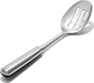 Zdjęcie produktu dla Łyżka cedzakowa stalowa, STEEL / OXO