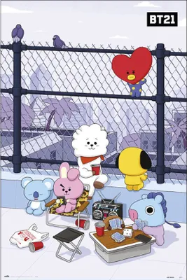 Produktbild von Erik Editores Bt21 Azotea Plakat Lila Lila One Size