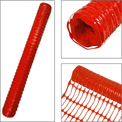 Produktbild von Warnnetz Bauzaun Schutznetz Absperrzaun Wildzaun Baustellenzaun 1m x 30m orange 1 Stück