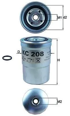 Obrázok produktu pre Palivový filter KNECHT KC 208