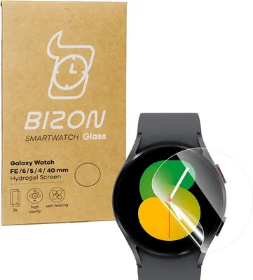 Produktbild von Bizon Glass Hydrogel Samsung Galaxy Watch FE / 6 / 5 / 4 40mm [2 PACK]
