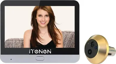 Image de Caméra judas intelligente, connexion sans fil, audio unidirectionnel, notifications de détection de mouvement, caméra Alexa