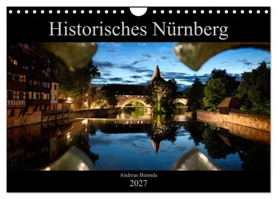 Produktbild von Historisches Nürnberg (Wandkalender 2027 DIN A4 quer), CALVENDO Monatskalender