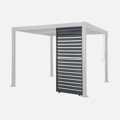 Immagine prodotto di Persiana 1m in alluminio per pergola bioclimatica, Antracite