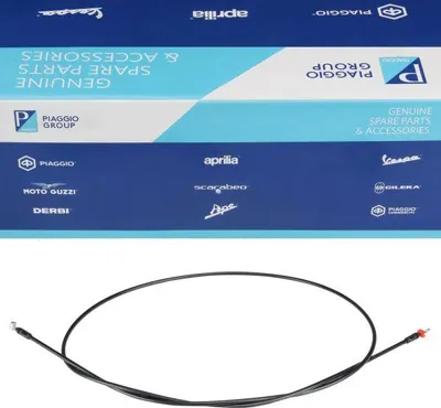 Productafbeelding van Zadelkabel, bedieningskabel voor zadel, zadel voor Aprilia SR 50 R LC Sport Euro 4 - Piaggio, origineel onderdeelnummer 873947