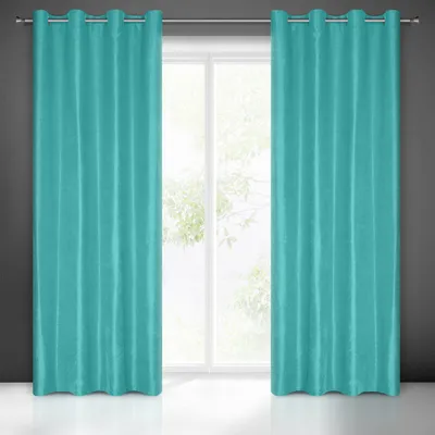 Obrázek produktu pro Záclona ADA tyrkysová 140x250 cm závěs s očky