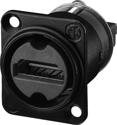 Produktbild von Neutrik NAHDMI-W-B - Modulare Eingabe - HDMI - Schwarz
