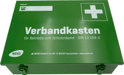 Produktbild von WERO Verbandkasten DIN 13169-E für Betriebe und Schutzräume