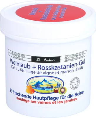 Produktbild von Dr. Sacher's Weinlaub + Roßkastanien-Gel, 250 ml Gel