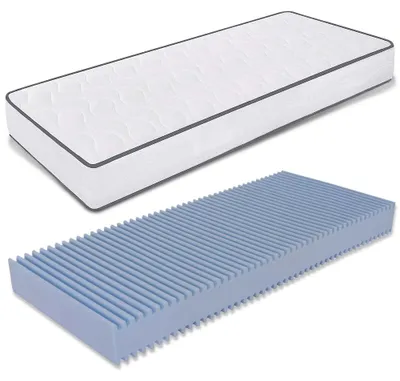 Produktbild von Matratze 80x185 Höhe 14 cm - aus Waterfoam, Klappmatratze, Atmungsaktive, Antial