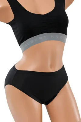 Produktbild von ALBERT KREUZ 3er Pack Damenslip Micromodal schwarz, 36-38 / S